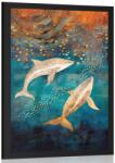 Dovido Poszter bálnákról a mágikus óceánban. - 40x60 white