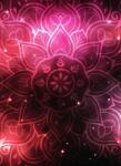 Dovido Öntapadó tapéta Mandala Mandala galaktikus háttérrel - 196x270
