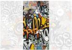 Dovido Tapéta graffiti tégla falon - 147x270