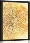 Dovido Poszter arany etnikus Mandala - 60x90 black