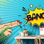 Dovido Öntapadó tapéta pop art motívum- BANG! - 539x363