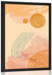 Dovido Poszter modern alakzatok Peach Fuzz - 20x30 no frame