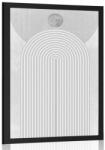 Dovido Poszter modern szürke szivárvány Mid-Century - 40x60 no frame