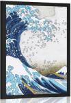 Dovido Poszter reprodukció A nagy hullám Kanagawánál - Katsushika Hokusai - 60x90 silver