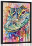 Dovido Poszter krokodil festmény utánzata. - 20x30 black