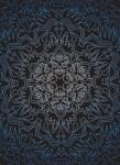 Dovido Tapéta díszítő Mandala fekete alapon - 196x270