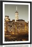 Dovido Poszter paszpartuval New York központjáról. - 60x90 silver
