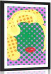 Dovido Poszter paszportuval Marilyn Monroe pop art stílusban - 30x45 black