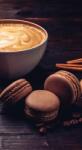 Dovido Fotótapéta kávé és csokoládé macaroons - 147x270