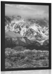 Dovido Poszter egyedi hegyi táj - 40x60 black