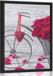 Dovido Poszter rózsás kerékpár - 20x30 black
