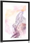 Dovido Poszter paszportuval pasztell női sziluett - 30x45 silver