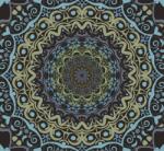 Dovido Tapéta Mandala nap mintával lila árnyalatban - 294x270