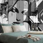 Dovido Tapéta női pertré fekete fehérben - 294x198