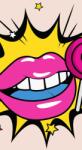 Dovido Öntapadó tapéta édes pop art nyalóka - 147x270