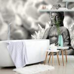 Dovido Fotótapéta békés Buddha fekete fehérben - 98x66