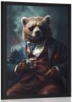 Dovido Poszter állati gengszter medve. - 60x90 no frame