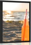 Dovido Poszter friss ital a strandon - 60x90 black