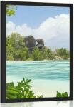Dovido Poszter gyönyörű strand La Digue szigetén - 60x90 silver