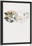Dovido Poszter boho levelek körökben. - 20x30 silver