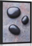 Dovido Poszter csodás csendélet Zen kövekkel - 40x60 black