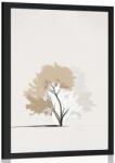 Dovido Poszter minimalista falevelekkel. - 40x60 silver