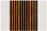 Dovido Tapéta imitáció lamella faburkolat fekete alapon - 245x270