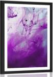 Dovido Poszter paszpartuval varázslatos lila absztrakció. - 60x90 no frame