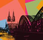 Dovido Tapéta Köln város digitális illusztrációja - 294x270