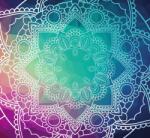 Dovido Tapéta pasztell sínű Mandala - 294x270