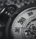 Dovido Fotótapéta fekete fehér absztrakt zseb óra - 245x270