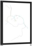 Dovido Poszter paszportuval színes arc ábra - 20x30 black