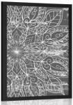 Dovido Poszter Mandala része fekete fehérben - 40x60 black