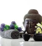 Dovido Öntapadó tapéta wellness csendélet Buddhával - 245x270