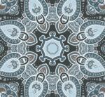 Dovido Öntapadó tapéta Mandala indiai motívummal halvány kékben - 294x270