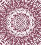 Dovido Öntapadó tapéta Harmónia mandala rózsaszín alapon - 245x270