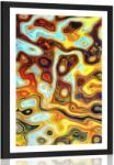 Dovido Poszter paszpartuval színes absztrakció. - 30x45 silver