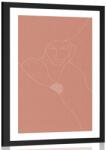 Dovido Poszter paszportuval enyhe ábra élet virággal - 40x60 no frame