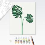 Brushme Festés szám szerint trópusi könnyezőpálma - 40x50