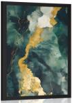 Dovido Poszter zöld márvány. - 40x60 no frame