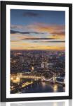 Dovido Poszter paszpartuval légi felvétel a Tower Bridge-ről. - 30x45 white