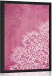 Dovido Poszter virágos Mandala része - 30x45 silver