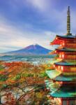 Dovido Fotótapéta kilátással a Chureito pagodára és a Fuji-hegyre - 196x270