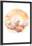 Dovido Poszter álmodozó dinoszaurusz világa - 40x60 black