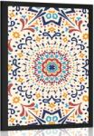 Dovido Poszter etnikus minta - 40x60 black