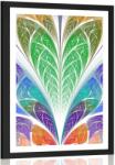 Dovido Poszter paszpartuval színes üveg absztrakció. - 30x45 silver