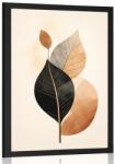 Dovido Poszter absztrakt levelek No4. - 40x60 silver