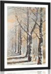 Dovido Poszter paszportuval a fák téli sugárútja - 40x60 no frame