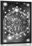 Dovido Poszter varázslatos Mandala fekete fehérben - 30x45 silver