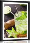 Dovido Poszter paszportuval finom Mojito - 30x45 white